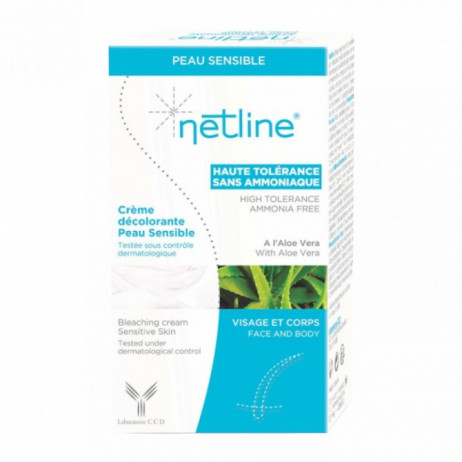 NETLINE Crème décolorante peau sensible visage et corps 30ml