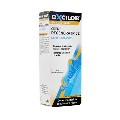 EXCILOR Soin des pieds crème régénératrice 50ml