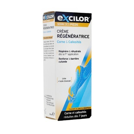 EXCILOR Soin des pieds crème régénératrice 50ml