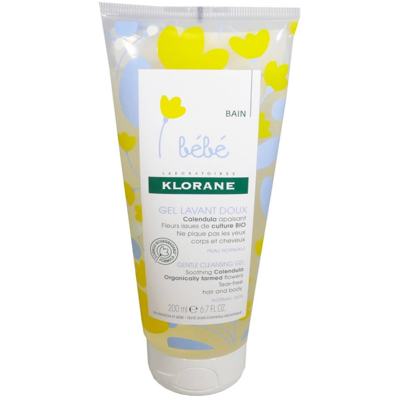 KLORANE Bébé gel lavant doux