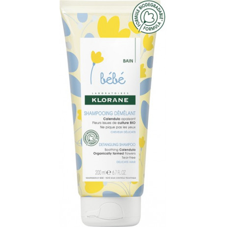 KLORANE Bébé shampooing démêlant 200ml