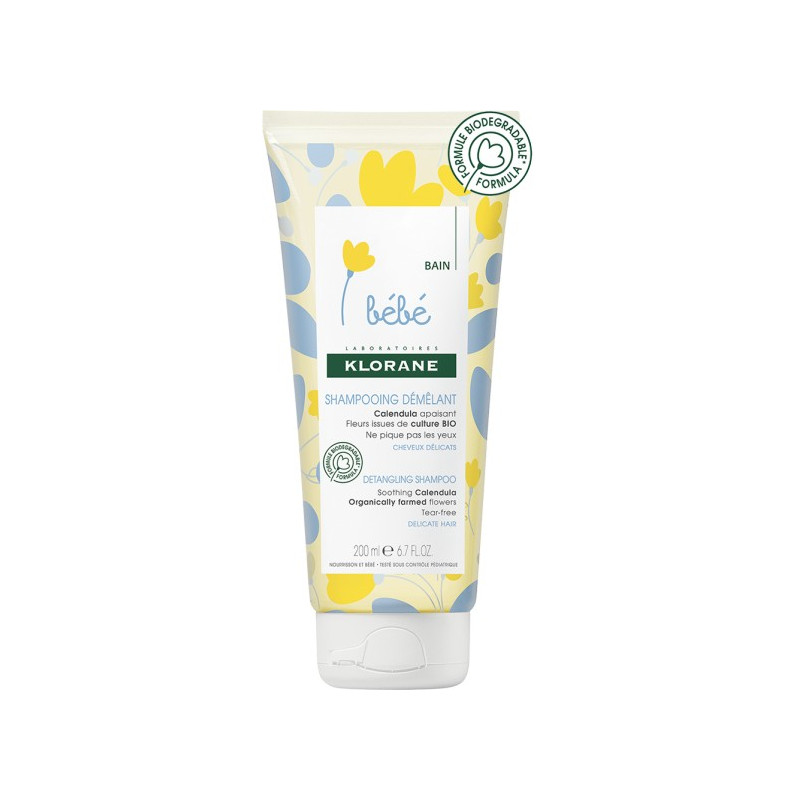 KLORANE Bébé shampooing démêlant 200ml KLORANE Bébé shampooing démêlant 200ml