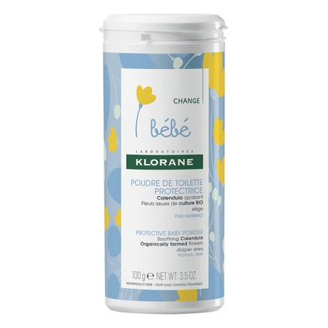KLORANE Bébé poudre de toilette protectrice 100g