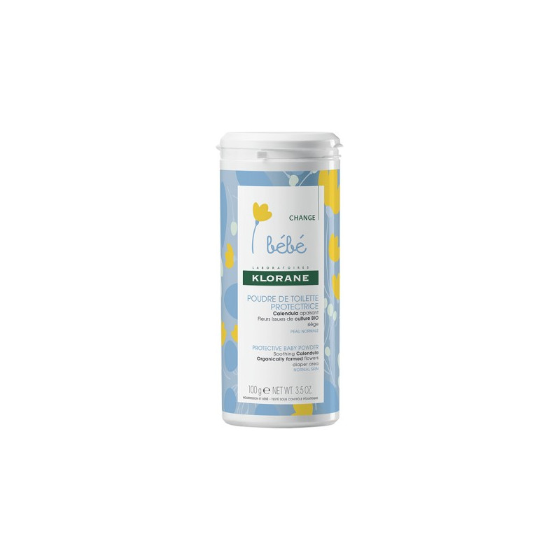 KLORANE Bébé poudre de toilette protectrice 100g