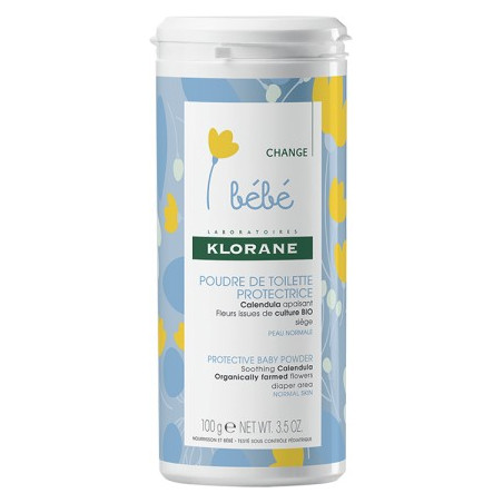 KLORANE Bébé poudre de toilette protectrice 100g
