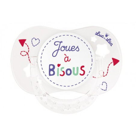 LUC ET LEA Sucette silicone symétrique + 18 mois
