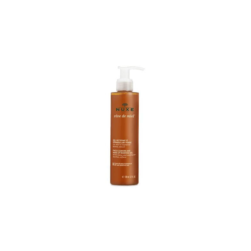 NUXE gel nettoyant et démaquillant visage 200ml