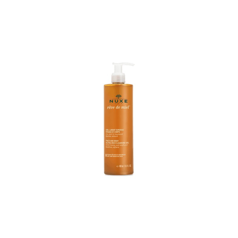 NUXE gel lavant surgras visage et corps 400ml
