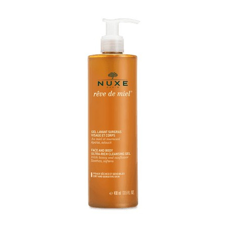 NUXE gel lavant surgras visage et corps 400ml
