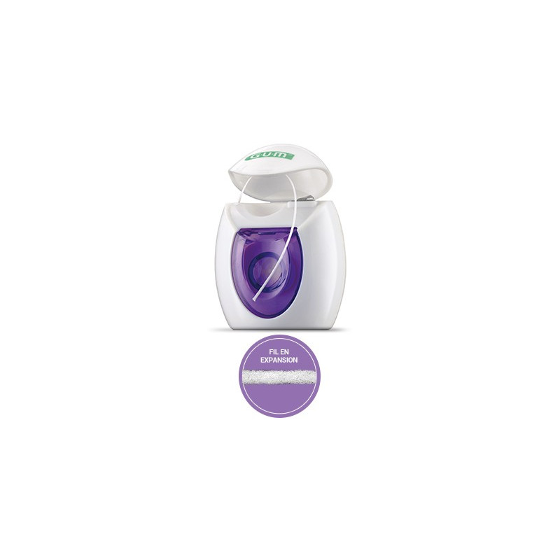 G.U.M Expanding Floss fil dentaire ciré 30m