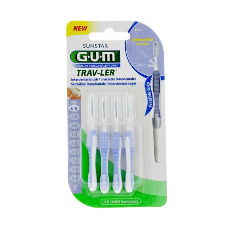 G.U.M Trav-ler brossettes interdentaires x4