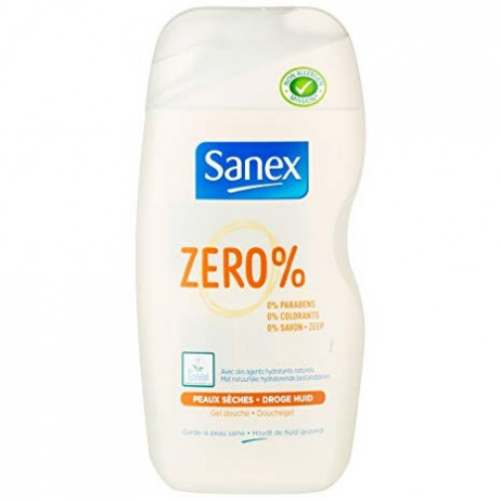SANEX ZERO% gel douche peaux sèches 500ml