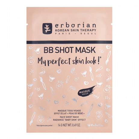 ERBORIAN bb shot mask masque tissu visage 14g