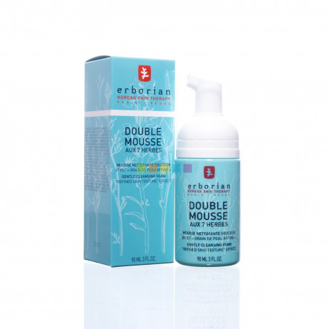ERBORIAN double mousse aux 7 herbes mousse nettoyante douceur 145ml