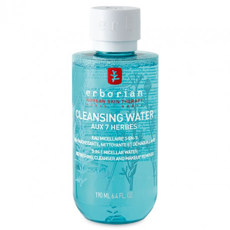 ERBORIAN cleasing water aux 7 herbes eau micellaire 3-en-1 190ml