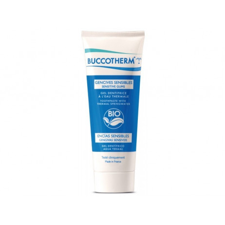 BUCCOTHERM gel dentifrice à l'eau thermale de Castéra-Verduzan gencives sensibles 75ml