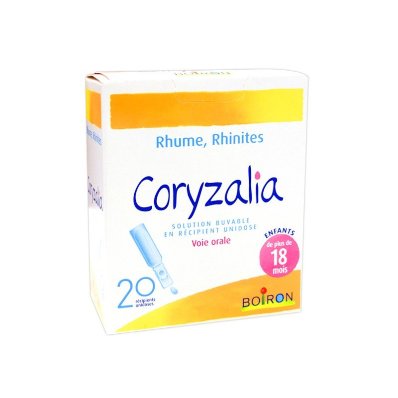 CORYZALIA rhume, rhinites solution buvable en récipient unidose 20 unidoses