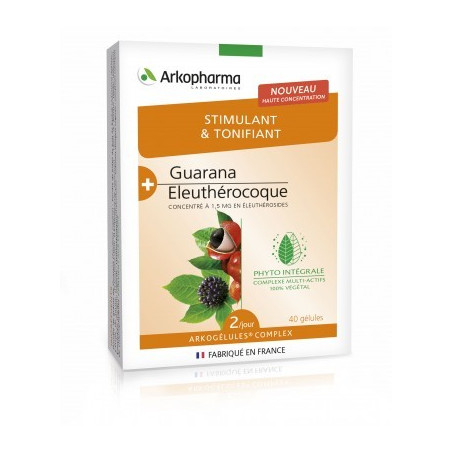 ARKOPARMA Stimulant et tonifiant 40 gélules