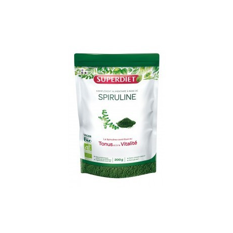 SUPERDIET Spiruline Tonus et Vitalité Doypack 200g