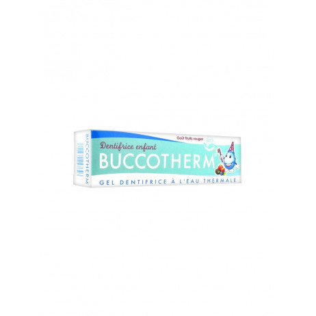 BUCCOTHERM Dentifrice enfant à l'eau thermale de Castera-Verduzan goût fruits rouges BIO 50ml