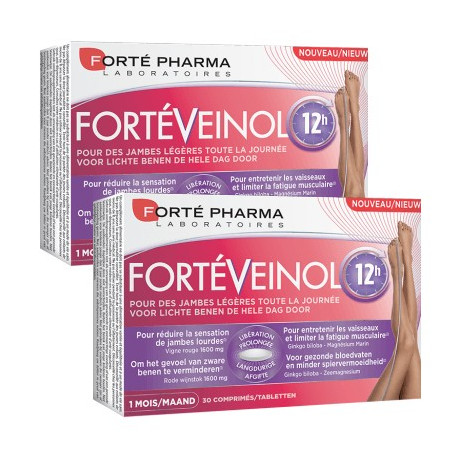 FORTE PHARMA Fortéveinol 12heures boite de 30 comprimés