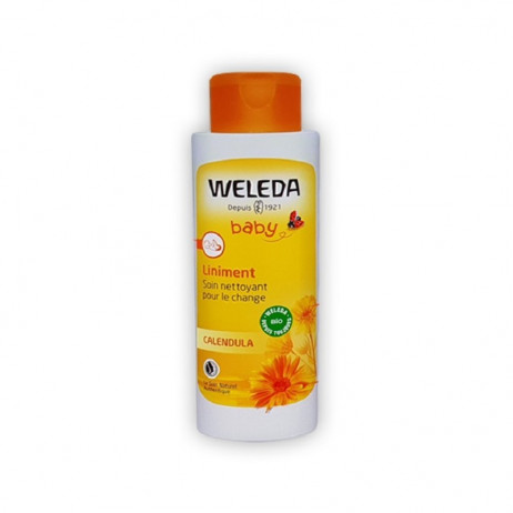 WELEDA Baby liniment soin nettoyant pour le change au calendula BIO 400ml