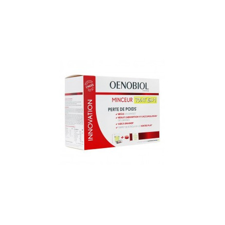 OENOBIOL Minceur " Tout en 1" programme 1 mois 30 sticks+60 comprimés