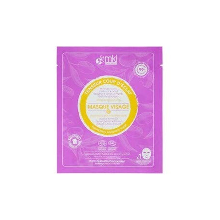 MKL Masque tissu visage tenseur coup d'éclat