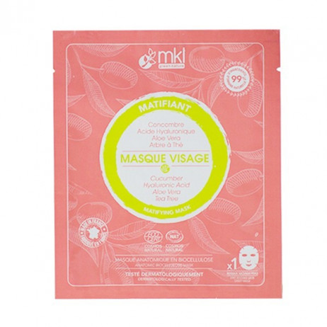 MKL Masque tissu visage matifiant