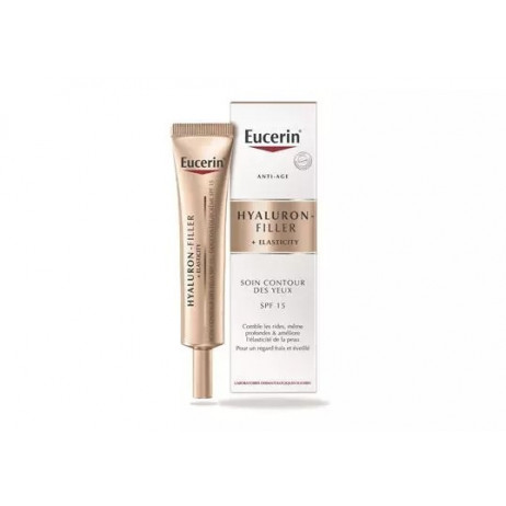 EUCERIN Hyaluron-Filler + Elasticity soin contour yeux SPF15 15ml
