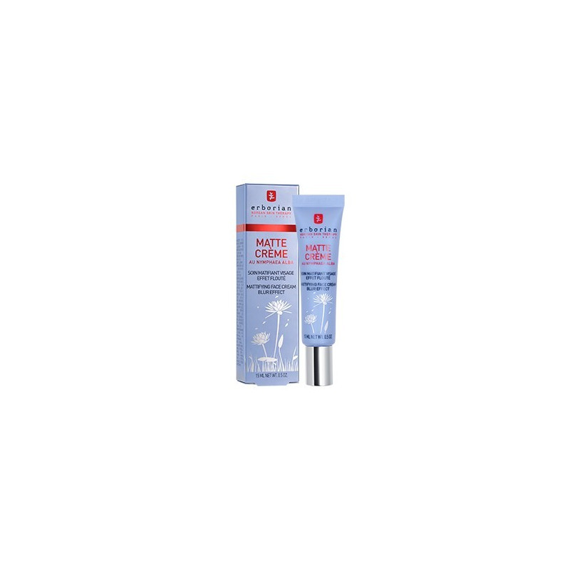 ERBORIAN Matte crème au nymphaea alba soin matifiant visage