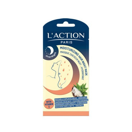 L'ACTION Masque cheveux nuit - hydratant 20ml