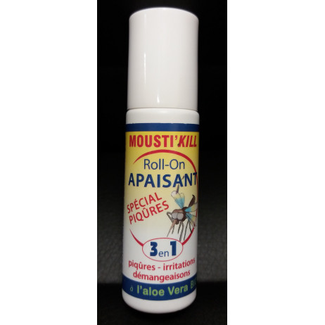 MOUSTI'KILL Roll'on apaisant 3en1 15ml