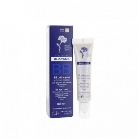 KLORANE Bleuet BB crème yeux roll-on 15ml