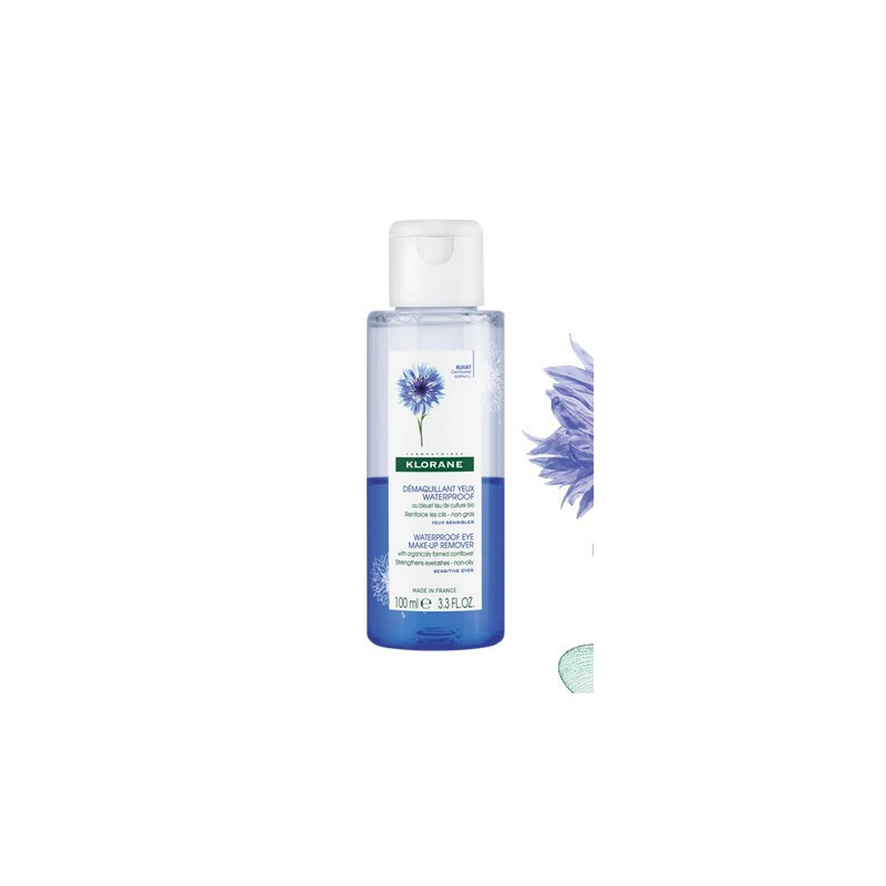 KLORANE Bleuet démaquillant yeux waterproof