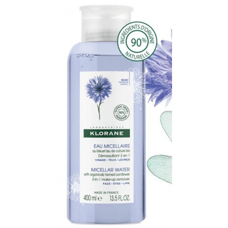 KLORANE Bleuet eau micellaire 400ml