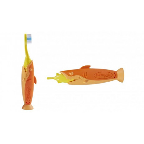 ELGYDIUM Kids shark brosse à dents 2-6 ans