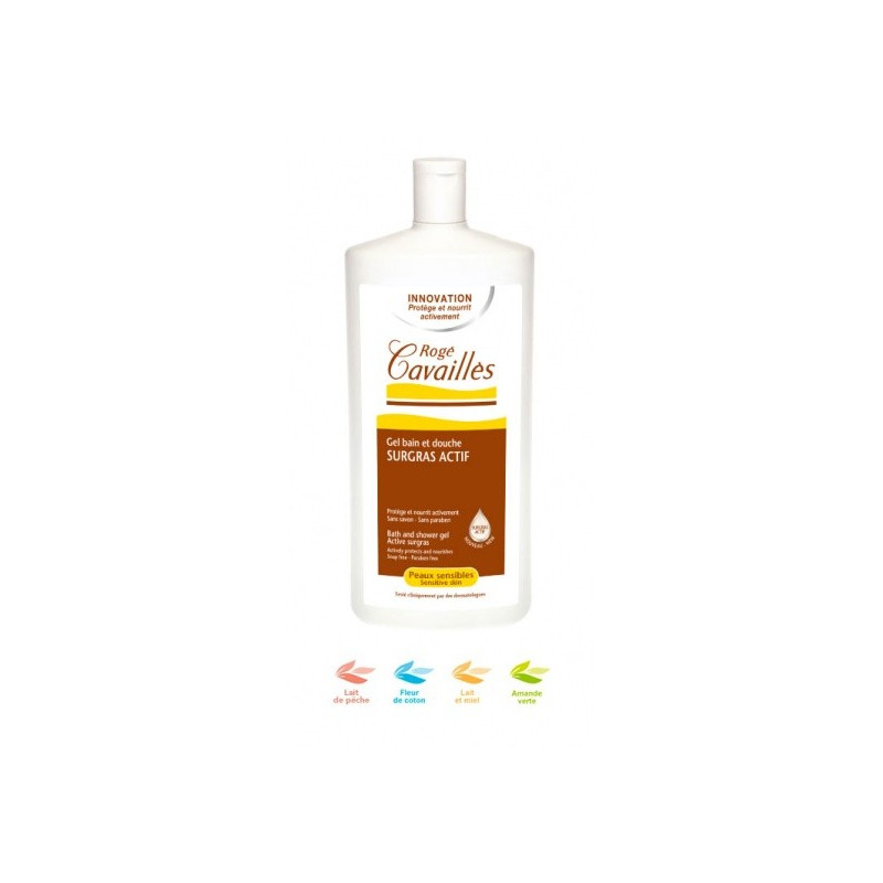 ROGE CAVAILLES Gel bain et douche surgras actif ROGE CAVAILLES Gel bain et douche surgras actif