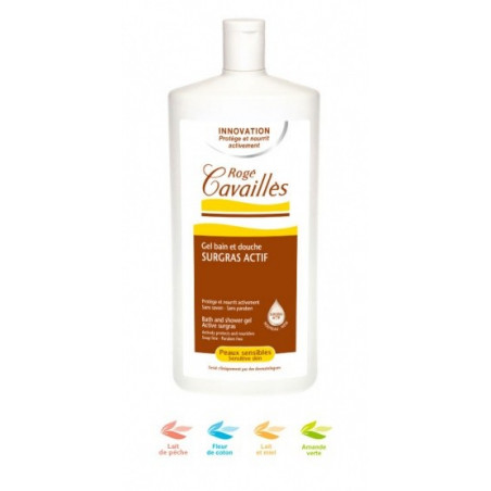 ROGE CAVAILLES Gel bain et douche surgras actif 