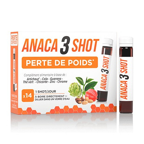 ANACA 3 Shot perte de poids x14x25ml