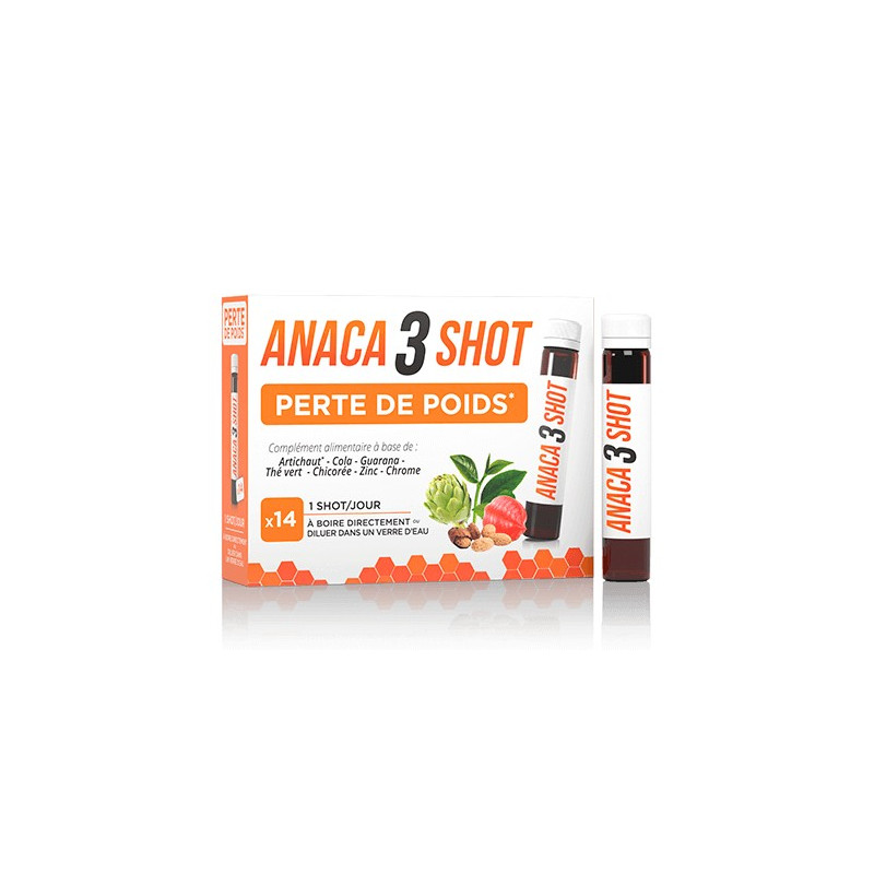 ANACA 3 Shot perte de poids x14x25ml