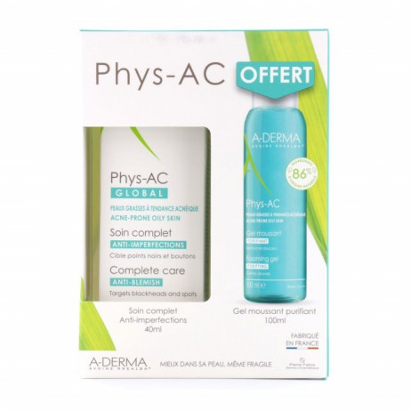 A-DERMA Phys-AC global soin imperfections sévères 40ml