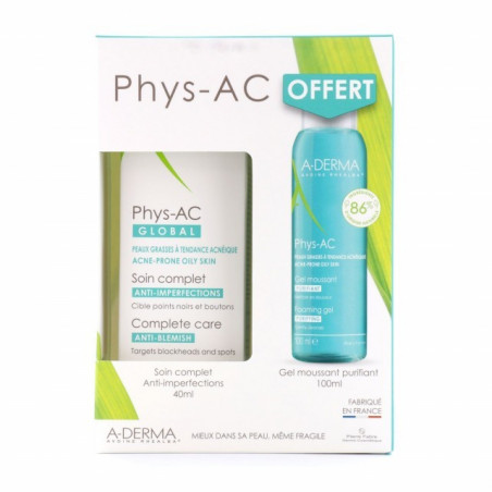 A-DERMA Phys-AC global soin imperfections sévères 40ml