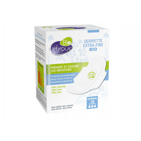 UNYQUE BIO serviette extra-fine x10