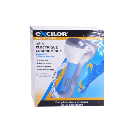 EXCILOR Soin des pieds râpe électrique ergonomique