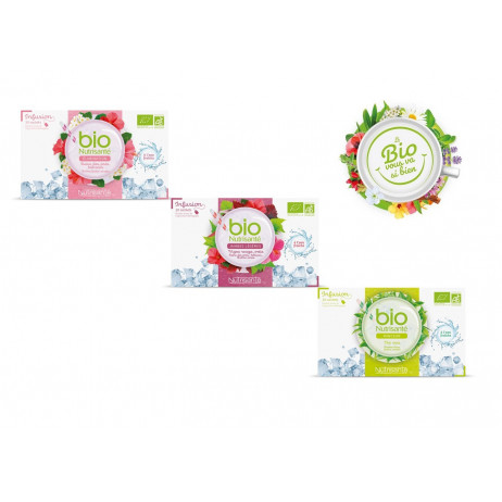 NUTRISANTE Infusion BIO à l'eau fraîche x20 sachets