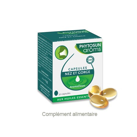 PHYTOSUN AROMS Capsules nez et gorge x30