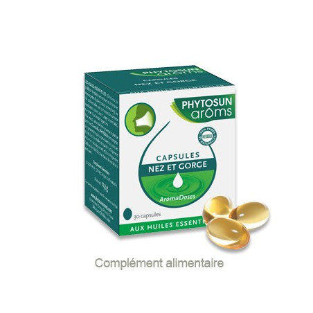 PHYTOSUN AROMS Capsules nez et gorge x30