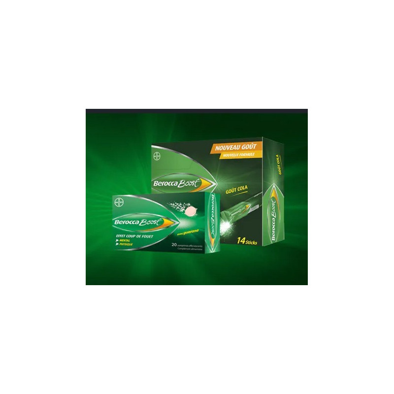 BAYER Berocca Boost x20 comprimés effervescents