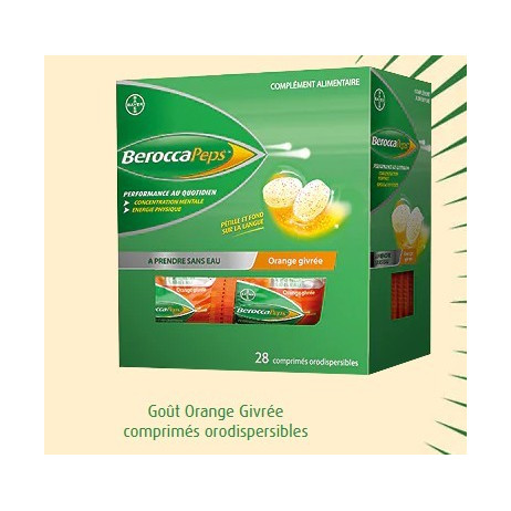 BAYER Berocca Peps x28 comprimés